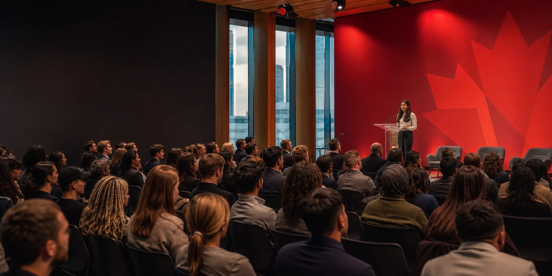 AIG 2026 conference speaker addressing a diverse audience
